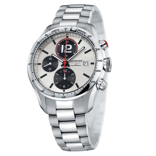 浪琴表 Grand Vitesse Chrono 42毫米银色自动上链精钢腕表 L3.636.4.76.6