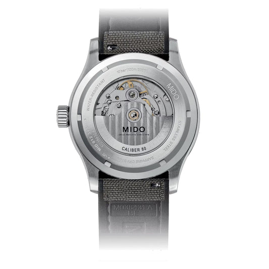 美度 Multifort M 42mm 灰色自动上链钢表 M038.430.17.081.00