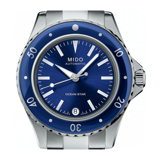Mido Ocean Star 36.5mm 蓝色 自动机械 钢表 M026.207.11.041.00