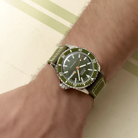 Mido Ocean Star Tribute 手表 40.5毫米 绿色 自动 不锈钢 M026.830.18.091.00