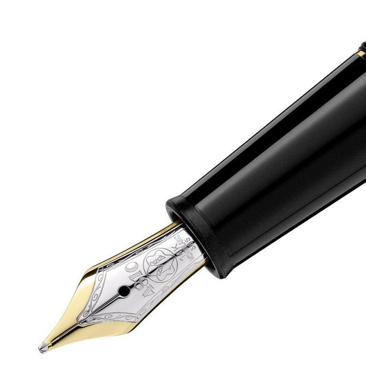 Montblanc Meisterstück镀金钢笔 M尖 106514 新款编号132464