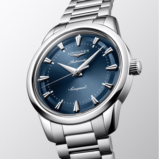 浪琴表 Heritage 40毫米蓝钢自动腕表 L1.650.4.92.6