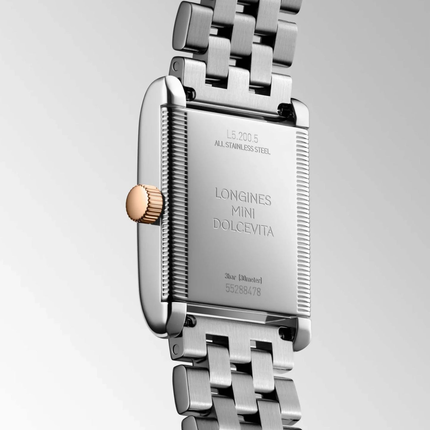 Longines 手表 Mini Dolcevita 21.50x29.00mm 银色 石英 18kt金 钢制 L5.200.5.71.7