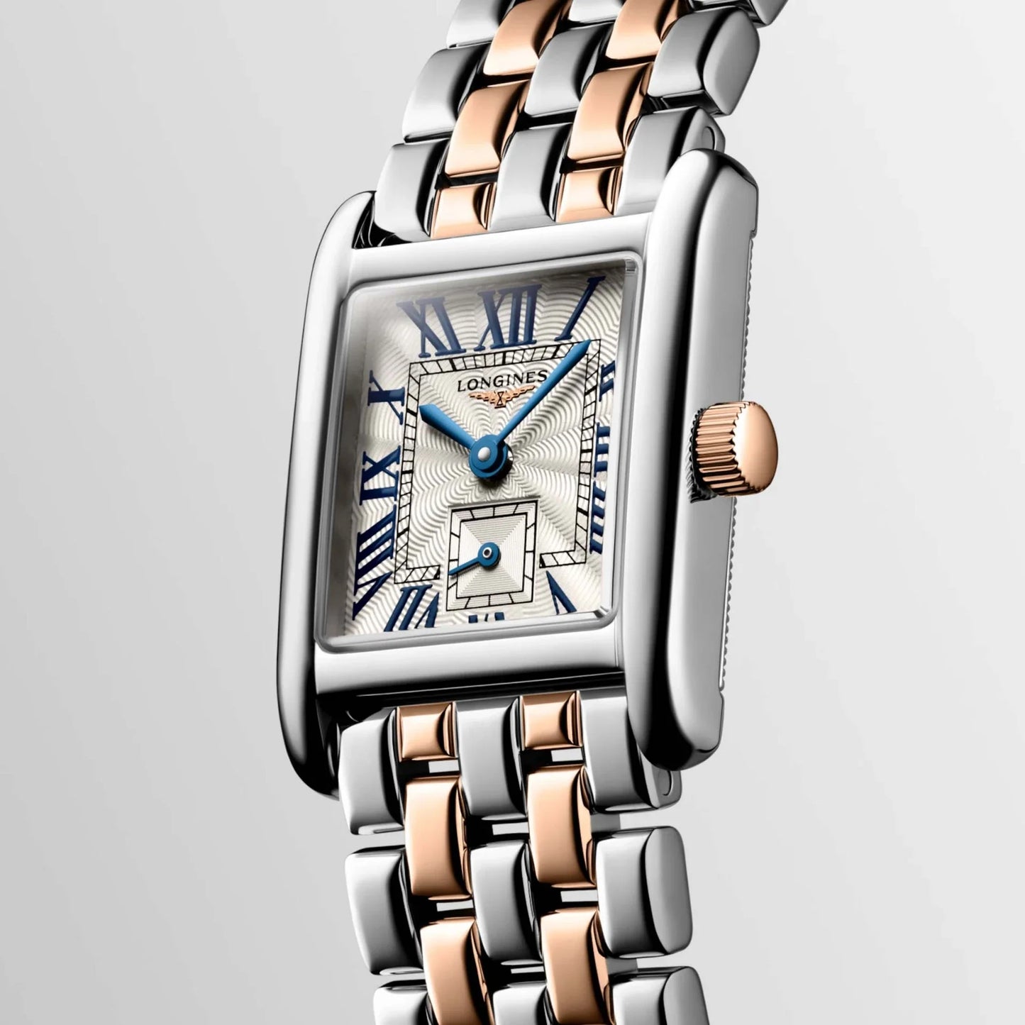 Longines 手表 Mini Dolcevita 21.50x29.00mm 银色 石英 18kt金 钢制 L5.200.5.71.7