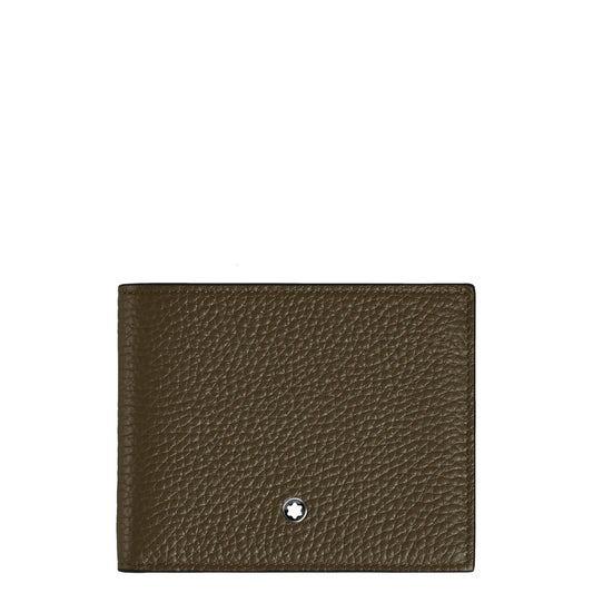 Montblanc 卡其色6卡位钱包 220197