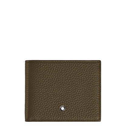 Montblanc 卡其色四格钱包带零钱袋 220216