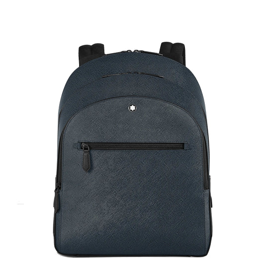 万宝龙 Sartorial Tweed 中号三隔层双肩包 蓝色 220335