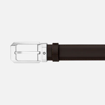 Montblanc 可翻转皮带 黑色/棕色 30毫米 116579