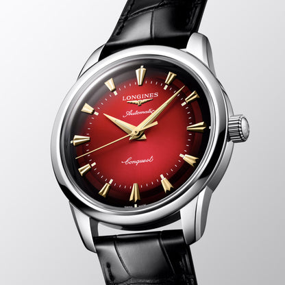Longines Conquest Heritage 蛇年限量版 40毫米红色自动钢表 L1.651.4.09.2