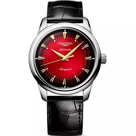 Longines Conquest Heritage 蛇年限量版 40毫米红色自动钢表 L1.651.4.09.2