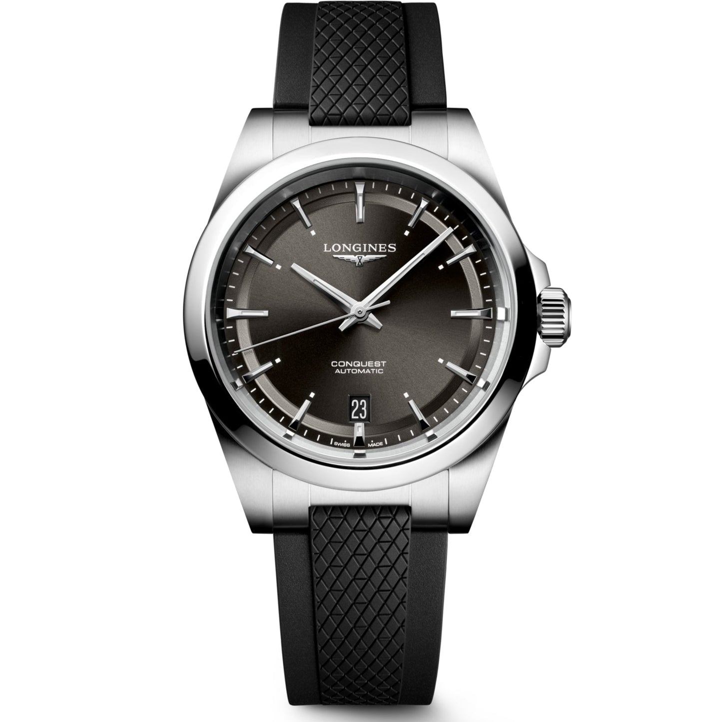 Longines Conquest 手表 38毫米 黑色 自动 不锈钢 L3.720.4.52.9