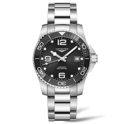 Longines Hydroconquest 39毫米黑色自动钢表