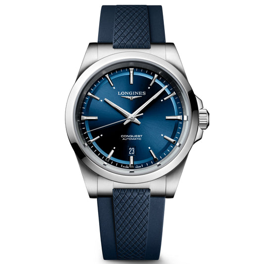 Longines Conquest 41毫米 蓝色 自动钢表 L3.830.4.92.9