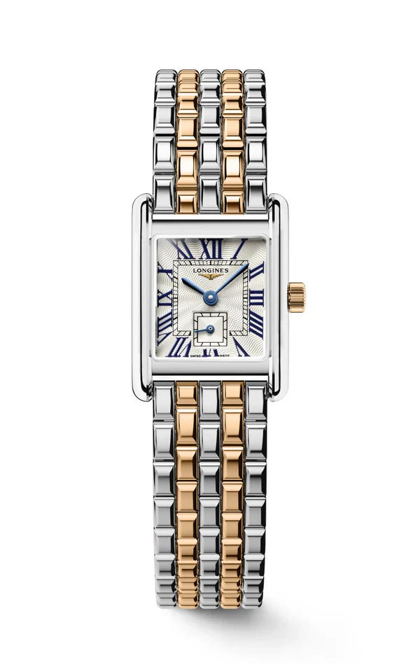 Longines 手表 Mini Dolcevita 21.50x29.00mm 银色 石英 18kt金 钢制 L5.200.5.71.7