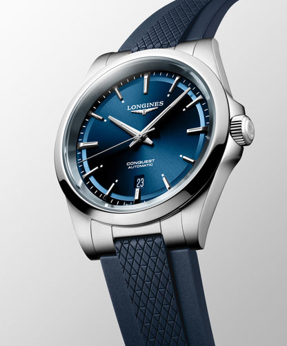 Longines Conquest 41毫米 蓝色 自动钢表 L3.830.4.92.9