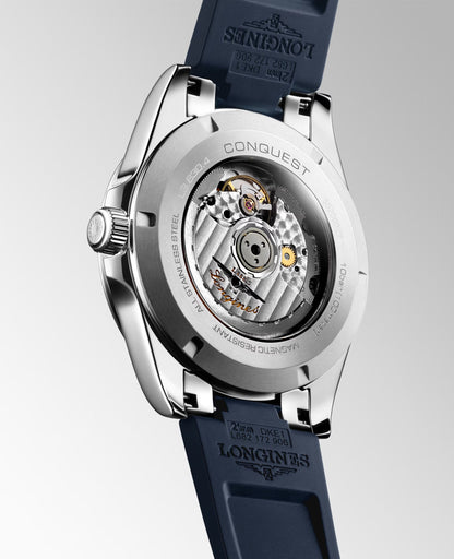Longines Conquest 41毫米 蓝色 自动钢表 L3.830.4.92.9
