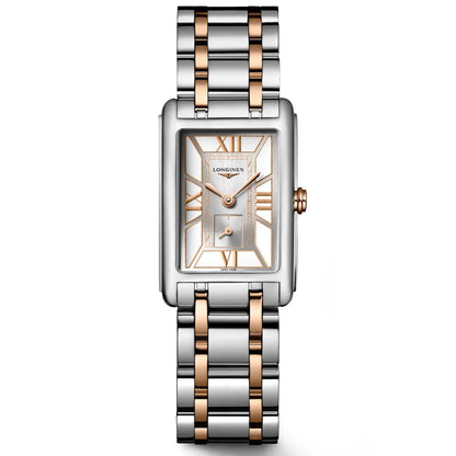 Longines DolceVita 白色石英钢表 20.8x32mm L5.255.5.75.7