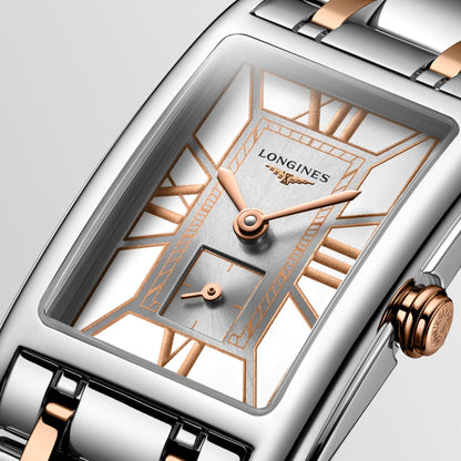 Longines DolceVita 白色石英钢表 20.8x32mm L5.255.5.75.7