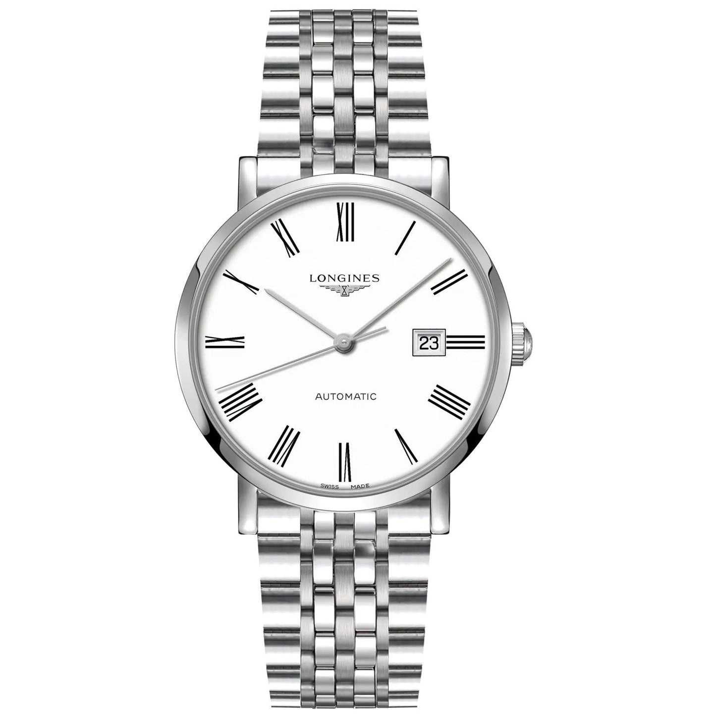 Longines Elegant Collection 手表 41毫米 白色 自动 不锈钢 L4.911.4.11.6