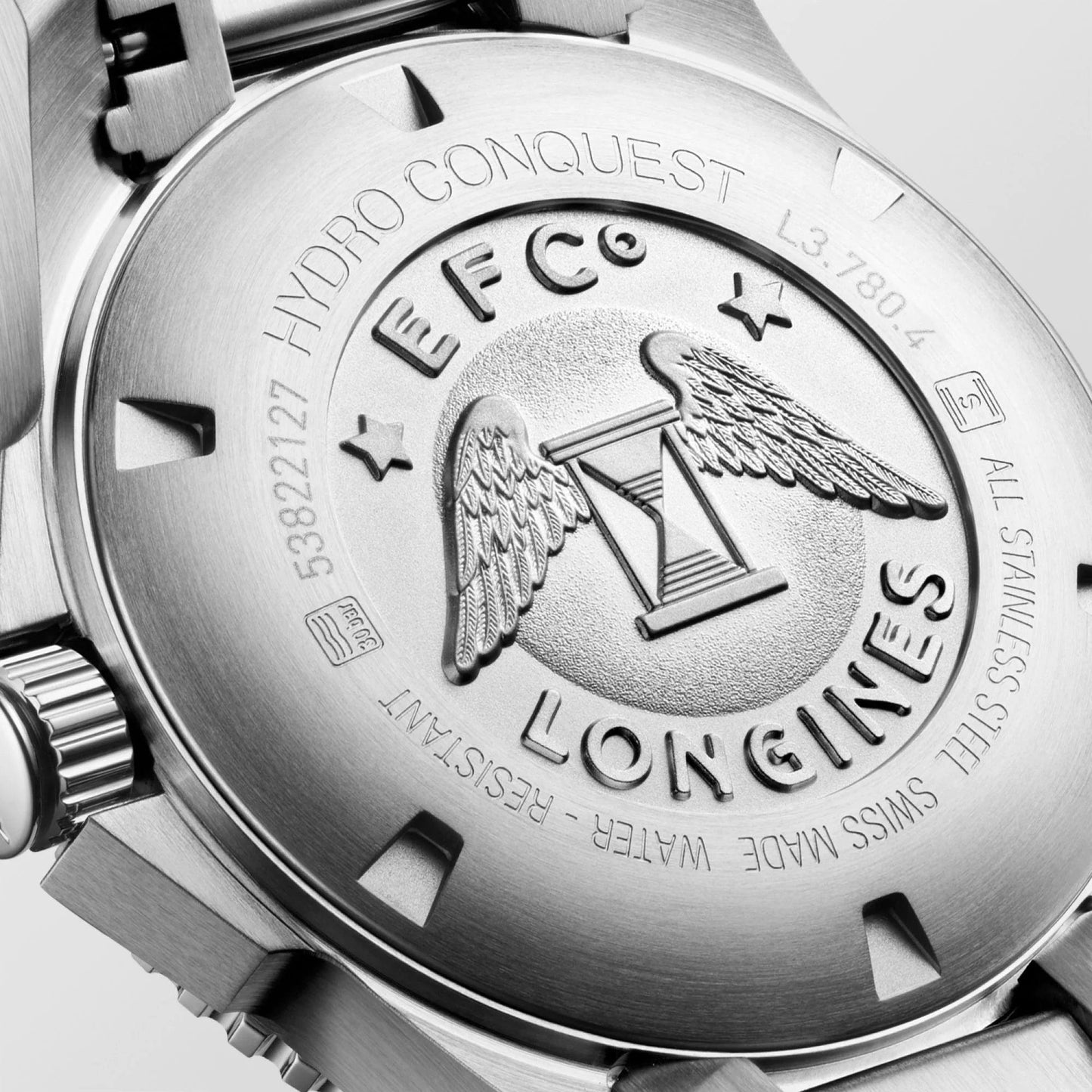 Longines HydroConquest 39mm 蓝色 自动机械 钢表 L3.780.4.96.6