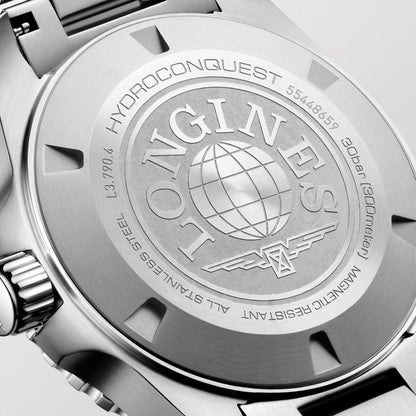 Longines Hydroconquest GMT 41毫米蓝色自动钢表 L3.790.4.96.6