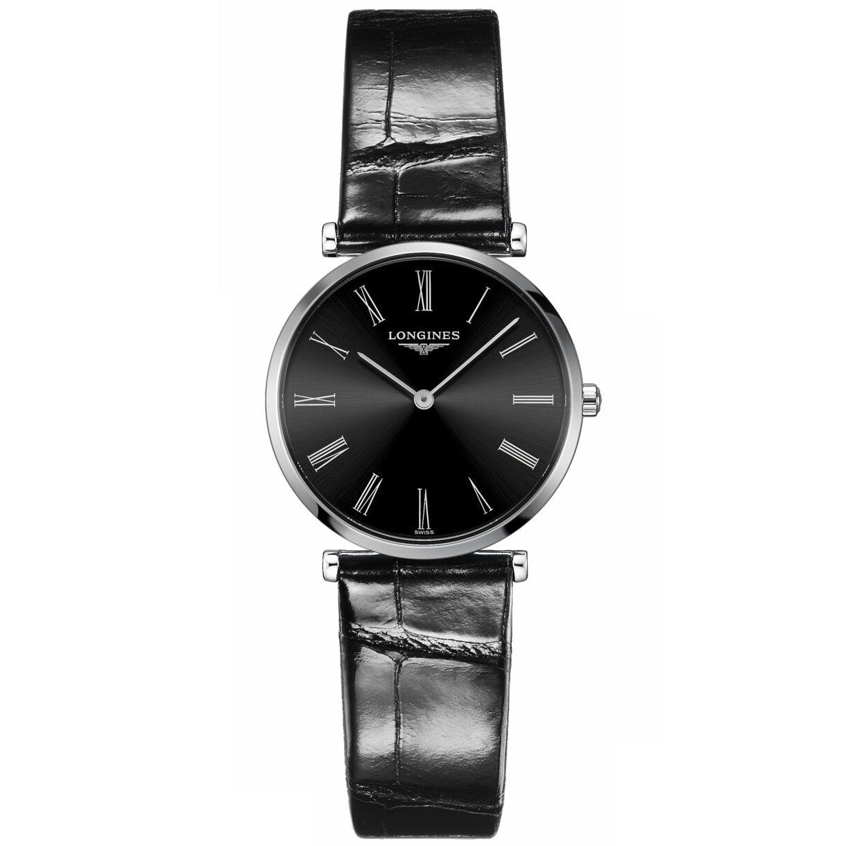Longines 手表 La Grand Classique de Longines 29mm 黑色 钢制 女士 石英 L4.512.4.51.2