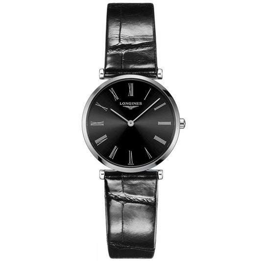 Longines 手表 La Grand Classique de Longines 29mm 黑色 钢制 女士 石英 L4.512.4.51.2