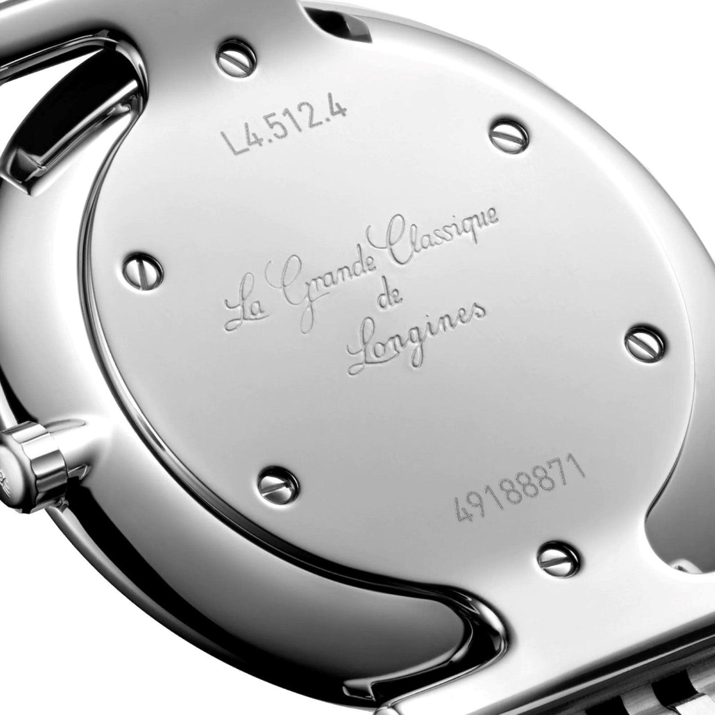 浪琴 La grande Classique 29毫米 白色石英钢表 L4.512.4.11.6