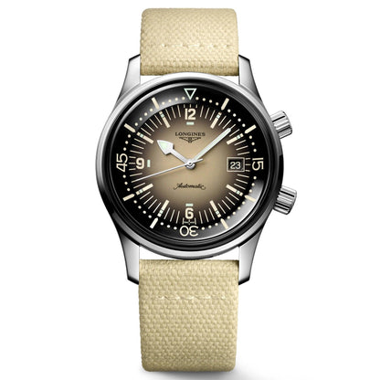 浪琴表 Legend Diver 42毫米 米色 自动 钢 L3.774.4.30.2