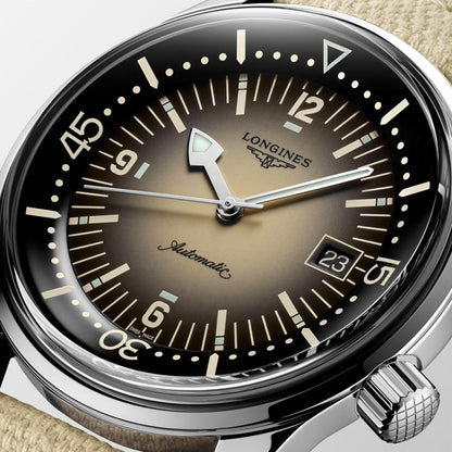 浪琴表 Legend Diver 42毫米 米色 自动 钢 L3.774.4.30.2