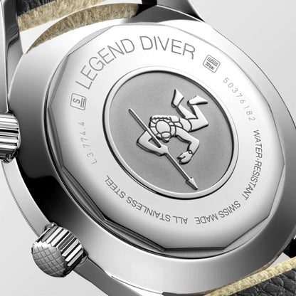 浪琴表 Legend Diver 42毫米 米色 自动 钢 L3.774.4.30.2