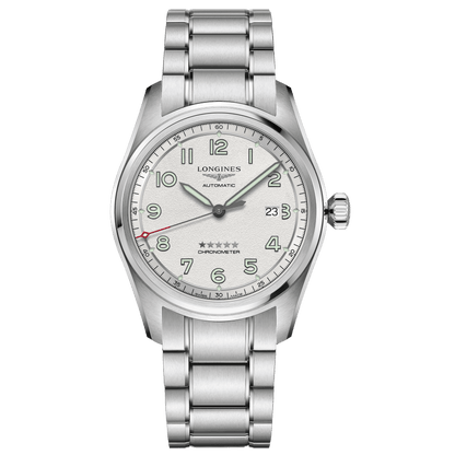 浪琴 Longines Spirit 42毫米 银色自动机械钢表 L3.811.4.73.6