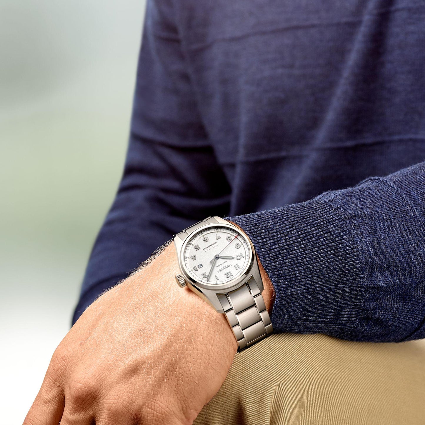 浪琴 Longines Spirit 42毫米 银色自动机械钢表 L3.811.4.73.6