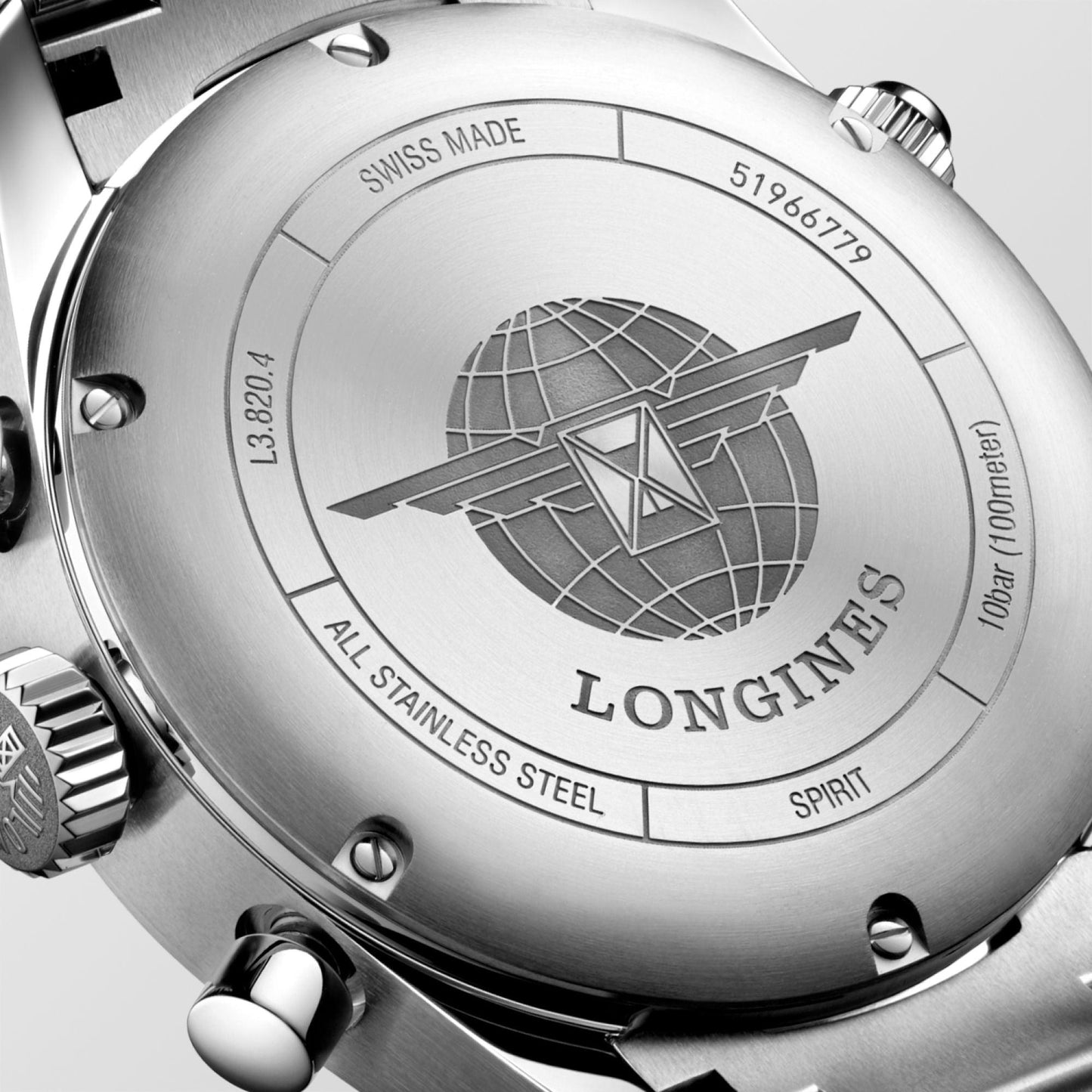 Longines Longines Spirit 42毫米 银色 自动 钢 L3.820.4.73.6
