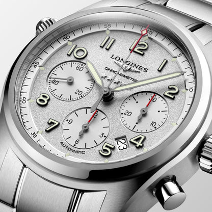 Longines Longines Spirit 42毫米 银色 自动 钢 L3.820.4.73.6