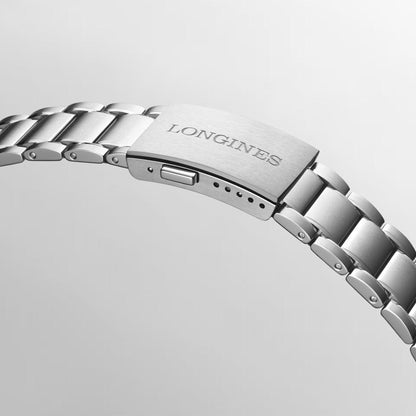 Longines Longines Spirit Flyback 42毫米蓝色自动钢表 L3.821.4.93.6