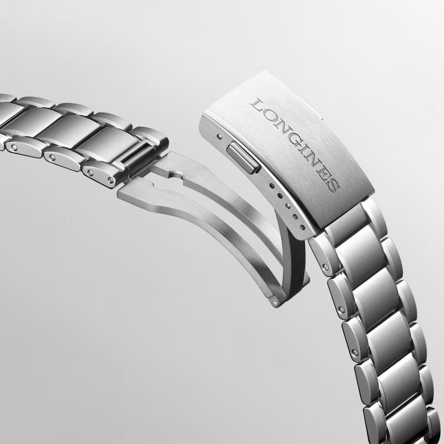 Longines Longines Spirit Flyback 42毫米蓝色自动钢表 L3.821.4.93.6
