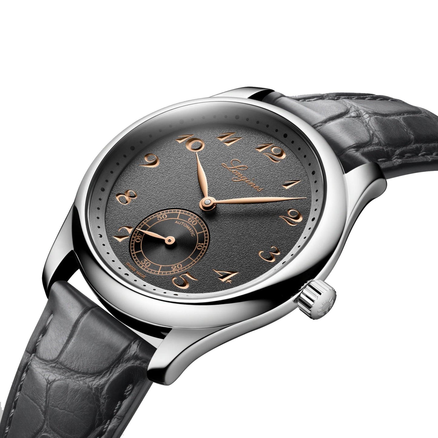 Longines Master Collection 38毫米深灰色自动钢表 L2.843.4.63.2