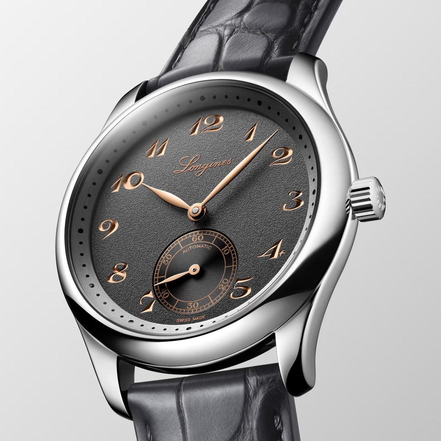 Longines Master Collection 38毫米深灰色自动钢表 L2.843.4.63.2