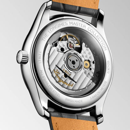 Longines Master Collection 38毫米深灰色自动钢表 L2.843.4.63.2