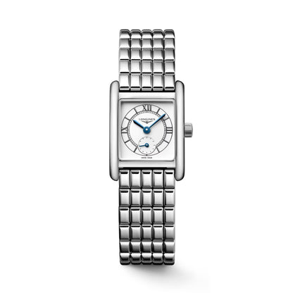 Longines Mini Dolcevita 21.5x29毫米银色石英钢表 L5.200.4.75.6