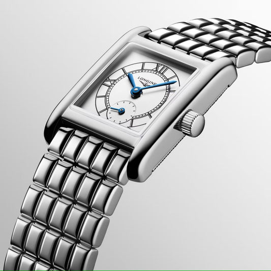 Longines Mini Dolcevita 21.5x29毫米银色石英钢表 L5.200.4.75.6