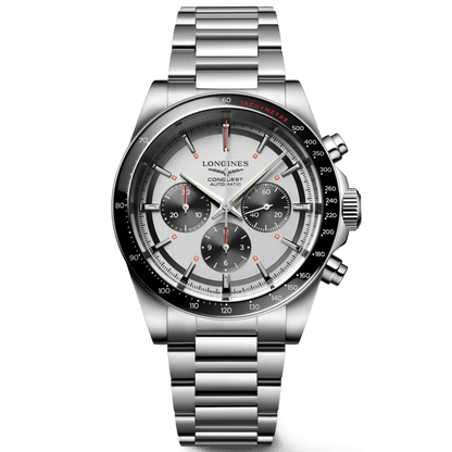Longines New Conquest 42毫米银色自动机械钢表 L3.835.4.72.6