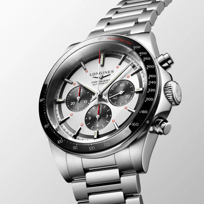 Longines New Conquest 42毫米银色自动机械钢表 L3.835.4.72.6
