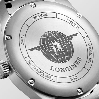 Longines Spirit 42毫米 蓝色 自动 钢 L3.811.4.93.6