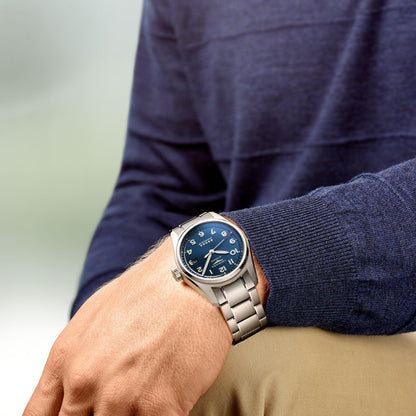 Longines Spirit 42毫米 蓝色 自动 钢 L3.811.4.93.6
