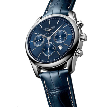 Longines The Longines Master Collection 42毫米蓝色男士自动计时钢表 L2.759.4.92.0