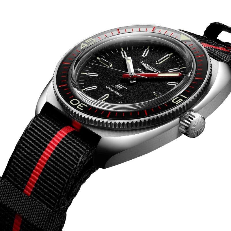 Longines Ultra-Chron Box Edition 43毫米黑色自动钢表 L2.836.4.52.8