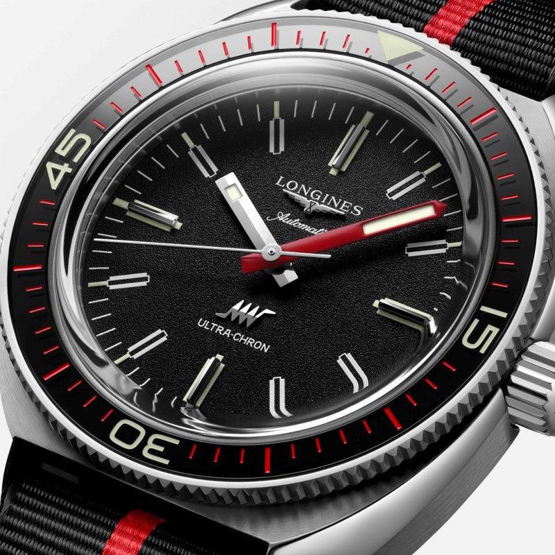 Longines Ultra-Chron Box Edition 43毫米黑色自动钢表 L2.836.4.52.8