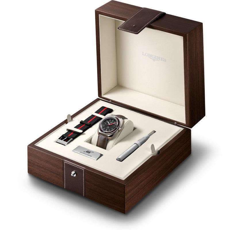 Longines Ultra-Chron Box Edition 43毫米黑色自动钢表 L2.836.4.52.8